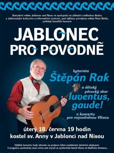 Jablonecký benefiční koncert podpoří vyplavenou Černěves