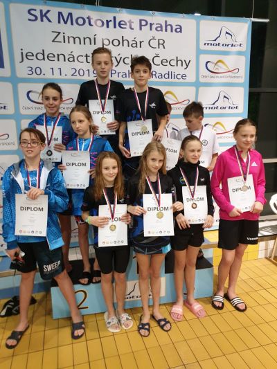 Jablonečtí plavci sbírali medaile na Zimních pohárech nadějí