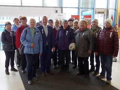 Pochod proti diabetu uzavřeli účastníci v sídle Libereckého kraje