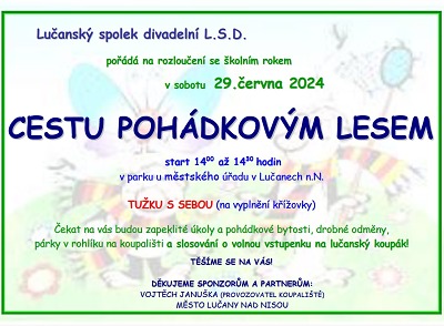 Cesta pohádkovým lesem startuje v lučanském parku