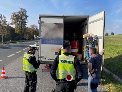 Autor foto:Archiv Policie ČR Policisté se během dopravní akce zaměřili na hmotnostní limity