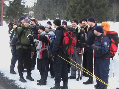 V Jizerských horách probíhal výcvik jablonecké pořádkové jednotky