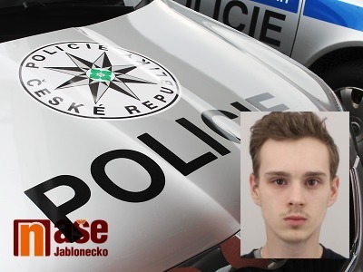Policisté pátrají po mladém muži ze Smržovky