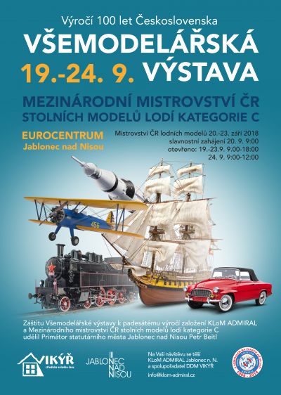 Všemodelářská výstava proběhne na výstavišti