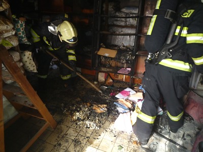 Požár v prodejně textilu v Tanvaldě způsobil škodu 1,5 milionu