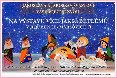V maršovické roubence vystavují 52 betlémů