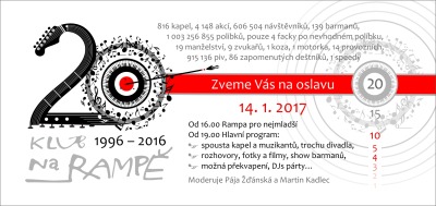Klub Na Rampě slaví 20 let své existence