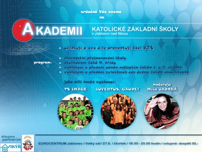 V rámci Akademie dojde k přejmenování jablonecké katolické ZŠ