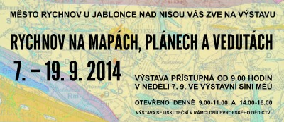 Poznejte Rychnov na mapách, plánech a vedutách