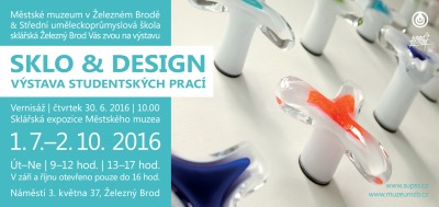 Výstava studentských prací Sklo a design tentokrát v městském muzeu