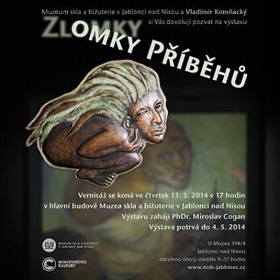 V muzeu skla zahájí novou výstavu výtvarníka Vladimíra Komňackého