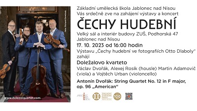 Doležalovo kvarteto zahájí výstavu Čechy hudební ve fotografiích