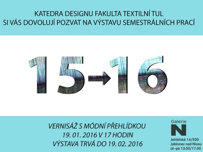 Studenti katedry designu předvedou své práce na přehlídce v Galerii N