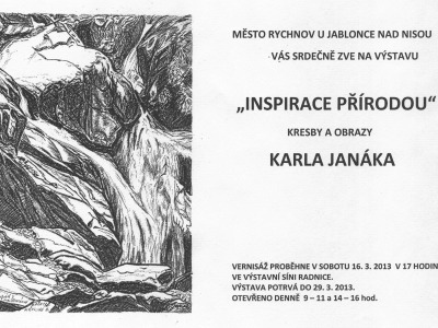 Na rychnovské radnici spatříte kresby a obrazy Karla Janáka