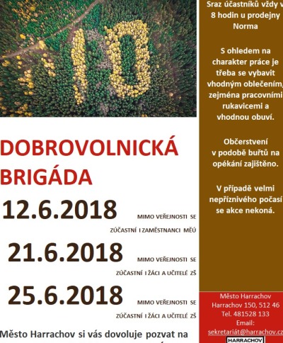 V Harrachově organizují brigády pro vytvoření modřínové stovky