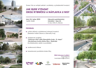 Kraj, město a architekti představí projekt náplavky u krajského úřadu