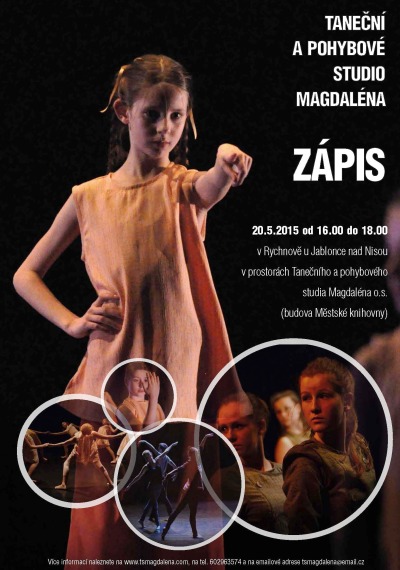 Taneční a pohybové studio Magdaléna hledá nové talenty