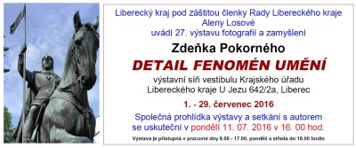 Vestibul krajského úřadu patří tvorbě fotografa Zdeňka Pokorného