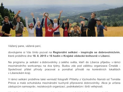 Dobrovolníci podvanácté pomohou zvelebit mokřady v okolí Liberce