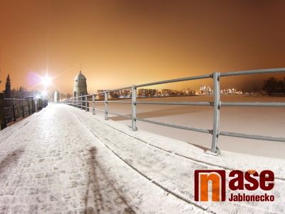 Obrazem: Krása jablonecké přehrady v zimě