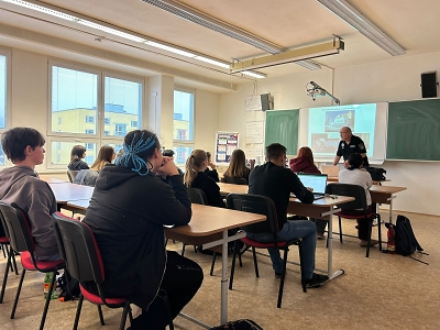 Prevence kriminality oslovila jablonecké středoškoláky