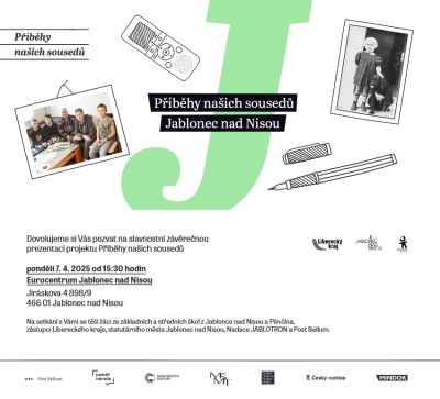 Autor foto:Archiv příběhy našich sousedů Příběhy našich sousedů letos na Jablonecku zpracovalo devět týmů