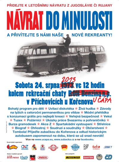 U Čápa v Příchovicích budou řádit soudruzi a soudružky