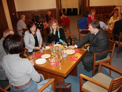 V adventním čase byl vhodný čas na setkání vedení Jablonce s občany