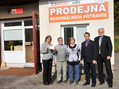 Nová prodejna regionálních potravin již funguje ve Splzově u Líšného