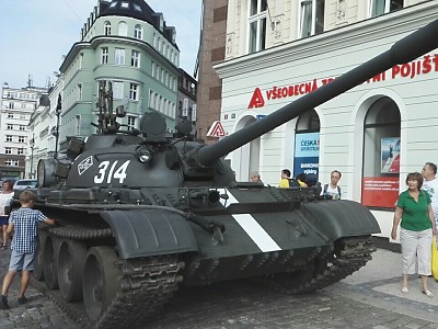 Pietní akt v Liberci připomněl 50 let od invaze vojsk Varšavské smlouvy