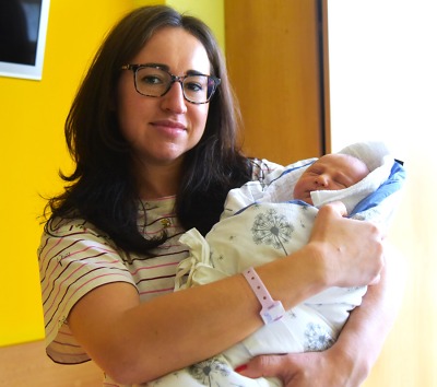 Autor foto:Filip Trdla První miminko 2024 v kraji se narodilo v Jablonci a jmenuje se Filip
