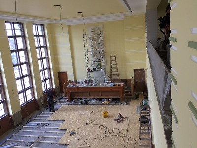 Autor foto:Archiv magistrátu města Jablonec nad Nisou Obnova jablonecké radnice pokračuje venku i uvnitř