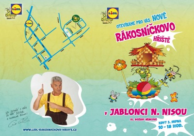 Rákosníčkovo hřiště otevřou v první srpnovou neděli ve Mšeně