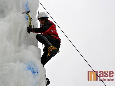 V Zásadě opět budou lezci zdolávat rampouch na čas