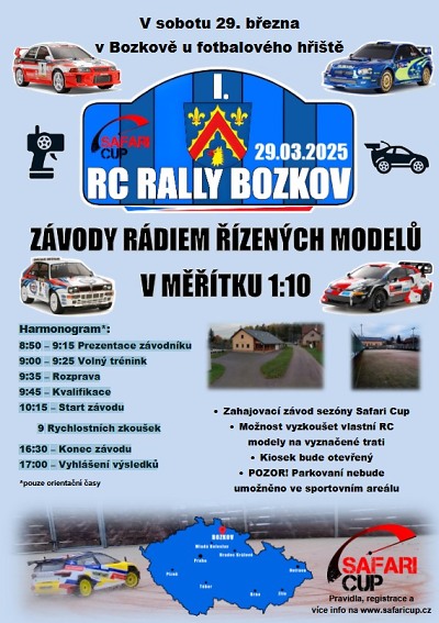 Autor foto:Archiv obce Bozkov RC modely budou závodit v Bozkově