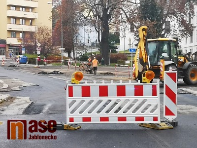 Do konce listopadu má být dolní centrum Jablonce průjezdné