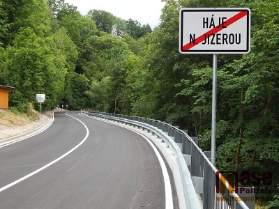 Autor foto:Lubor Jirsák FOTO: Silnice v Benešově u Semil se dočkala první etapy rekonstrukce