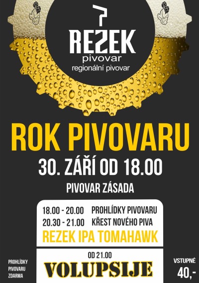 Pivovar Rezek slaví roční narozeniny