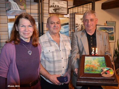 Obrazem: Zahájení výstavy Malování pro radost v rýnovické galerii