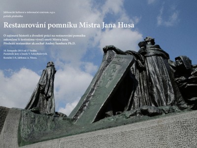 Sochař Andrej Šumbera prozradí více o restaurování pomníku Jana Husa