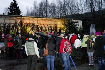 Vánoční svařák v Tanvaldě obrazem