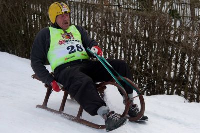 Přírodní sáňkařská dráha odolala změně počasí