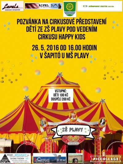 V Plavech děti a rodiče postaví šapitó a poté se předvedou veřejnosti