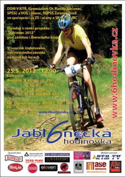 Pořadatelé zvou na 7. ročník 6hodinovky