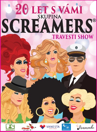 Novou travesti show oslaví skupina Screamers 20 let na scéně