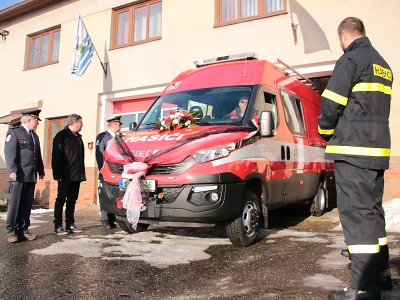 Jednotka SDH Železný Brod - Jirkov má nové vozidlo