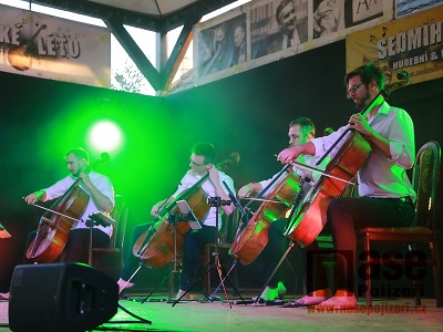 FOTO: Sedmihorské léto pokračovalo koncertem Prague Cello Quartet