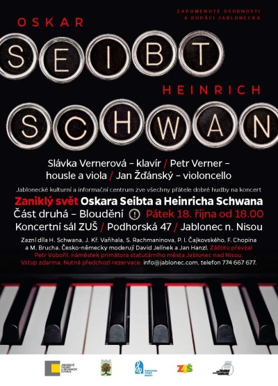 V koncertním sále ZUŠ zavzpomínejte na dva jablonecké skladatele