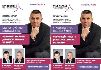 Starostové podporují Zemana