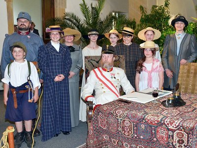 František Josef I. osobně zahájil výstavu v Severočeském muzeu